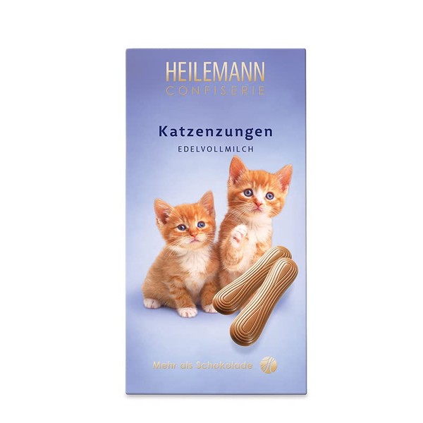 Heilemann Confiserie Katzenzungen Vollmilch Schokolade 75 g