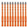 BGTEC Serrated Carbide Masonry Drill Bit Set - 10PCS 1/4"