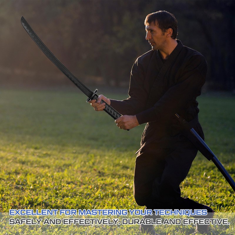 Seenelling Polypropylene Katana Sword with ABS Sheath Japanese Training Samurai
