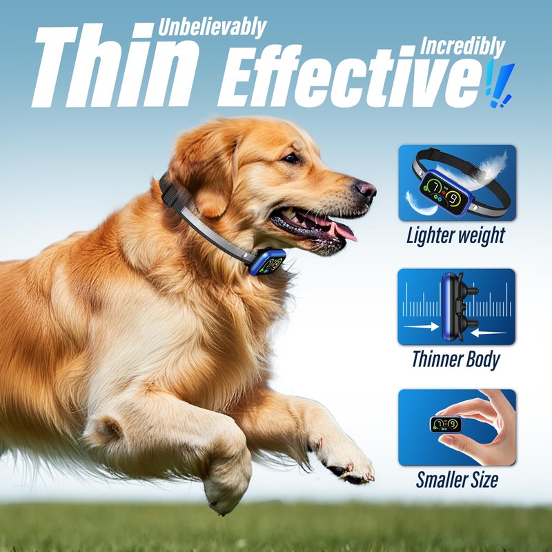 Dog Bark Collar, Smart Barking Collar with 4 Modes, 7