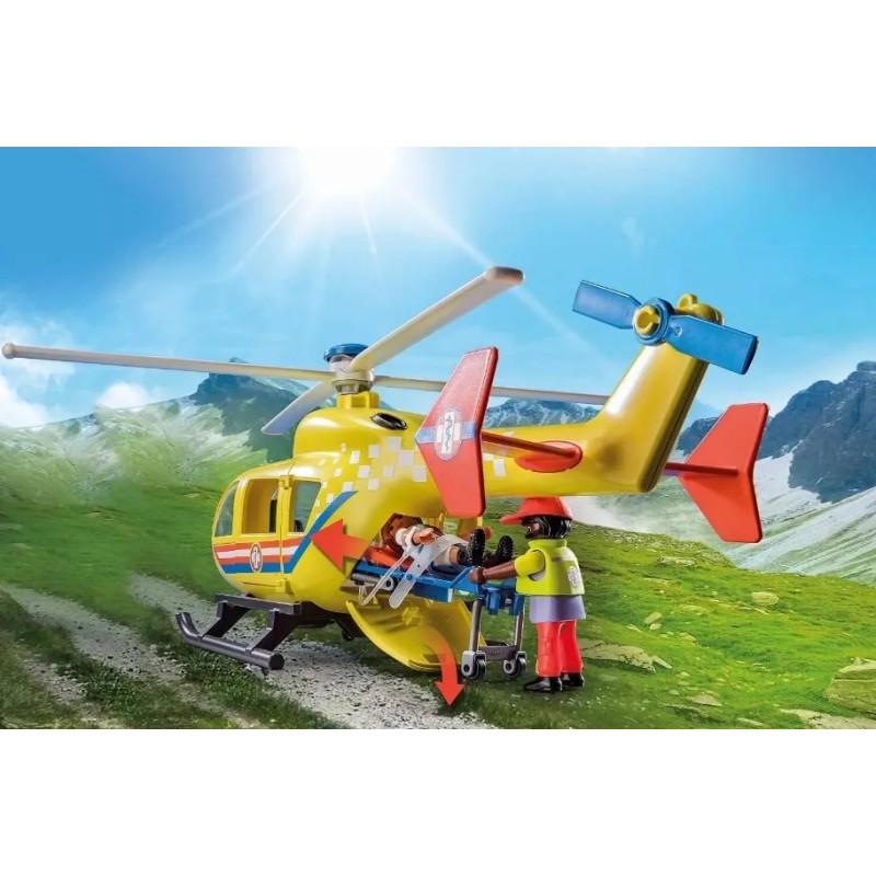 Playmobil Rescue Helicóptero Rescate 71203 Cantidad Piezas