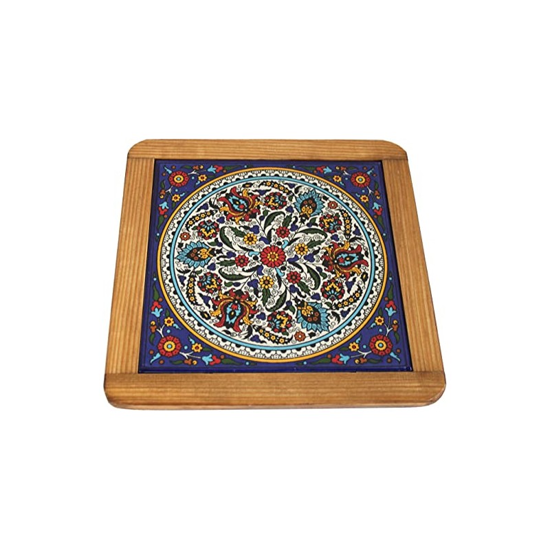 Holy Land Market Ceramic Trivet - Extra Large Hot Plate