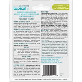 Sergeant's Guardian Pro Flea & Tick Squeeze On Topical Cats 6lbs and Over, 3 Count