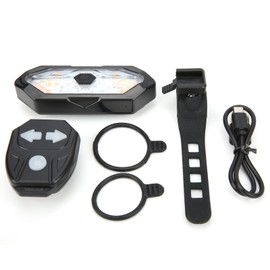Hot Warning Light With Horn Smart Remote Control Turn Signal USB Rechargeable Waterproof Taillight
