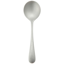 VINTAGEINOX Old English Bouillon Spoon, Made in Japan, Cafe Restaurant Soup, Stainless Steel, Aging, Unbreakable, Dishwasher Safe