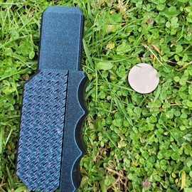 Fidget Knife - Burnt Titanium - Blade: No blade