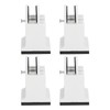 4pcs Adjustable Furniture Risers with Screw Clamp Rubber Bed Couch