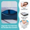 2-in-1 Bed Bridge Twin to King with Attached Sheet –