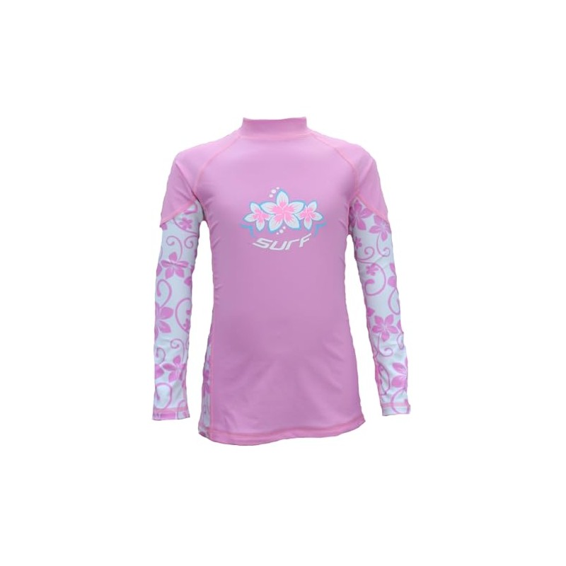 Kidz Swimmers Surf Girls Long Sleeve Sun Protection Rash Vest