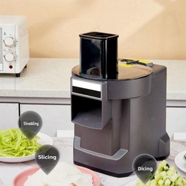 3 In 1 Electric Vegetable Slicer And Chopper Potato Cutter Veggie Carrot Shredder For Dicing Onion Automatic Electric Grater Dicer Machine (3 in 1)