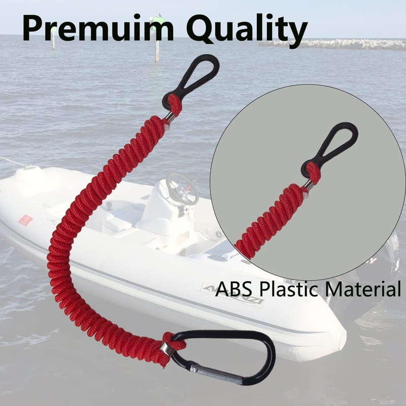 8M0092850 Boat Kill Switch Lanyard Alloy Clip Compatible with Mercruiser