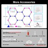 MODERN Hexagon Garage Lights，25 Pack 216W 25920LM High Brightness Hexagon