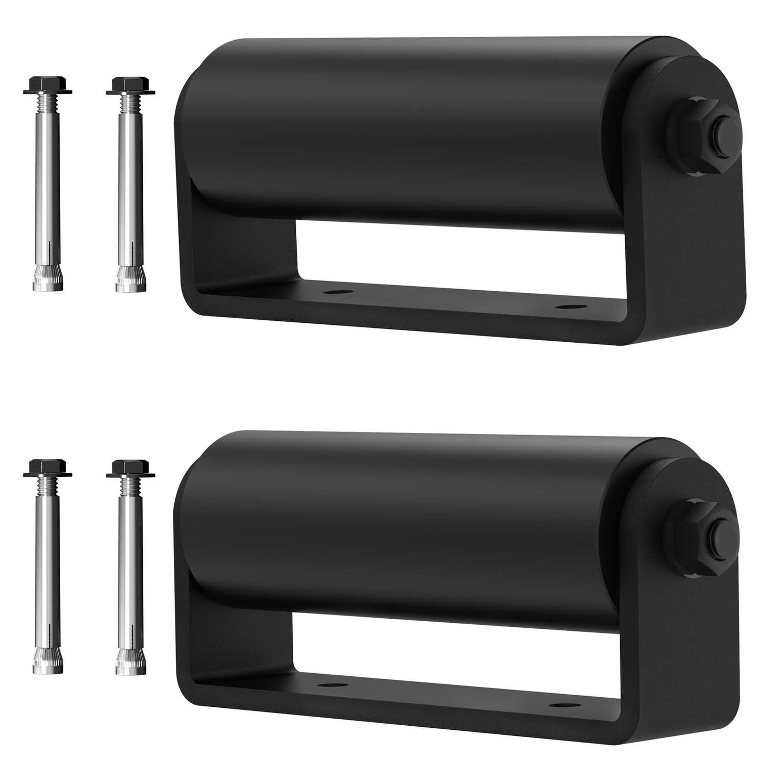 Sdstone 2Pack Slide Gate Guide Roller with C Post Welded Bracket，6 ...