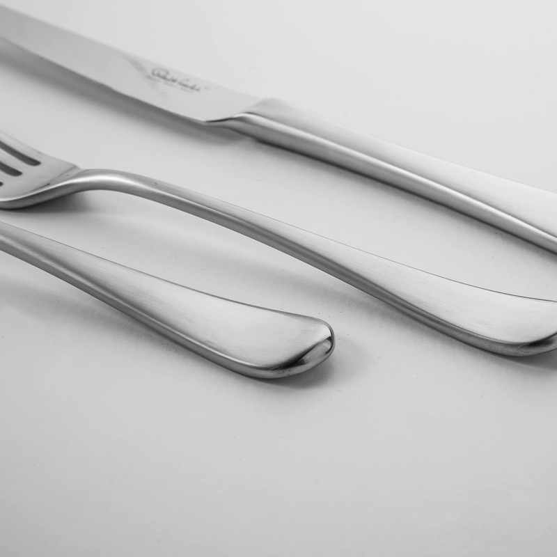 Robert Welch Radford Satin Cutlery Coffee/Espresso Spoon, Set of 8.