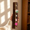 LuneClat Vintage Pearl Star Bow Bible Charm Chain Christian Bookmark