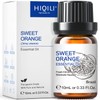 HIQILI Sweet Orange Essential Oil,100% Pure Natural for Diffuser, Aromatherapy-10ml