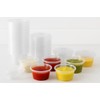 100 Pack – 2 oz Plastic Portion Cups with Lids