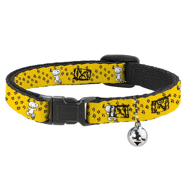 Peanuts Worldwide LLC Cat Collar, Breakaway Collar with Bell, Peanuts