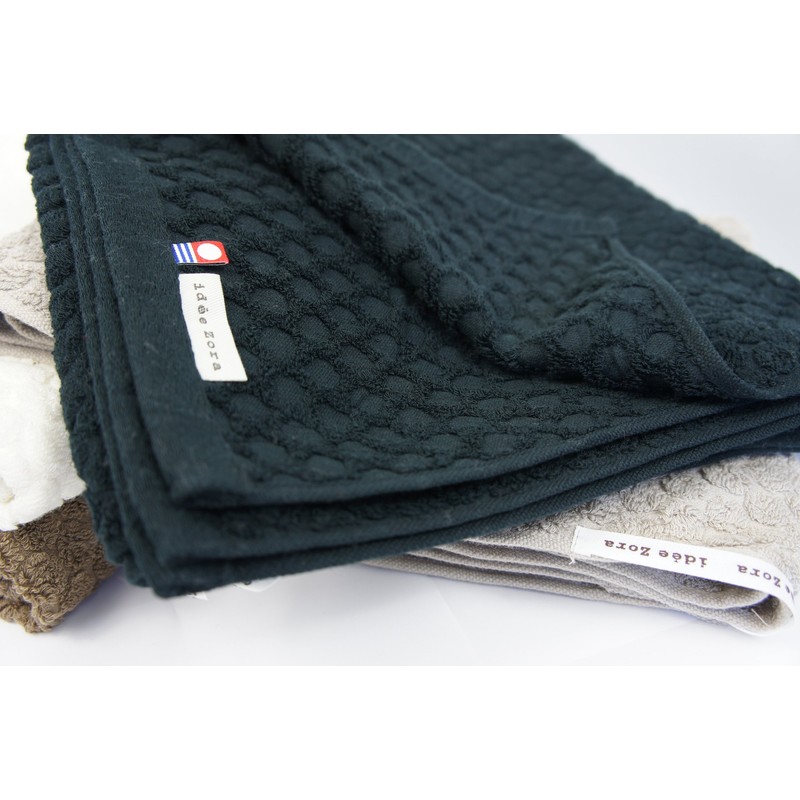 今治タオル フェイスタオル イデアゾラドット ブラック