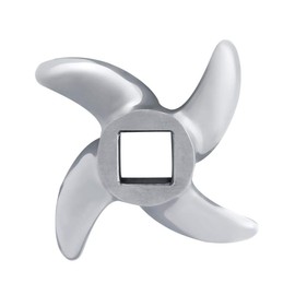 Meat Grinder Blade Stainless Steel Mincer Cutting Plate Professional Cross-Shaped Cutter Replacement Spare Part for Grinders Mincers(12#)