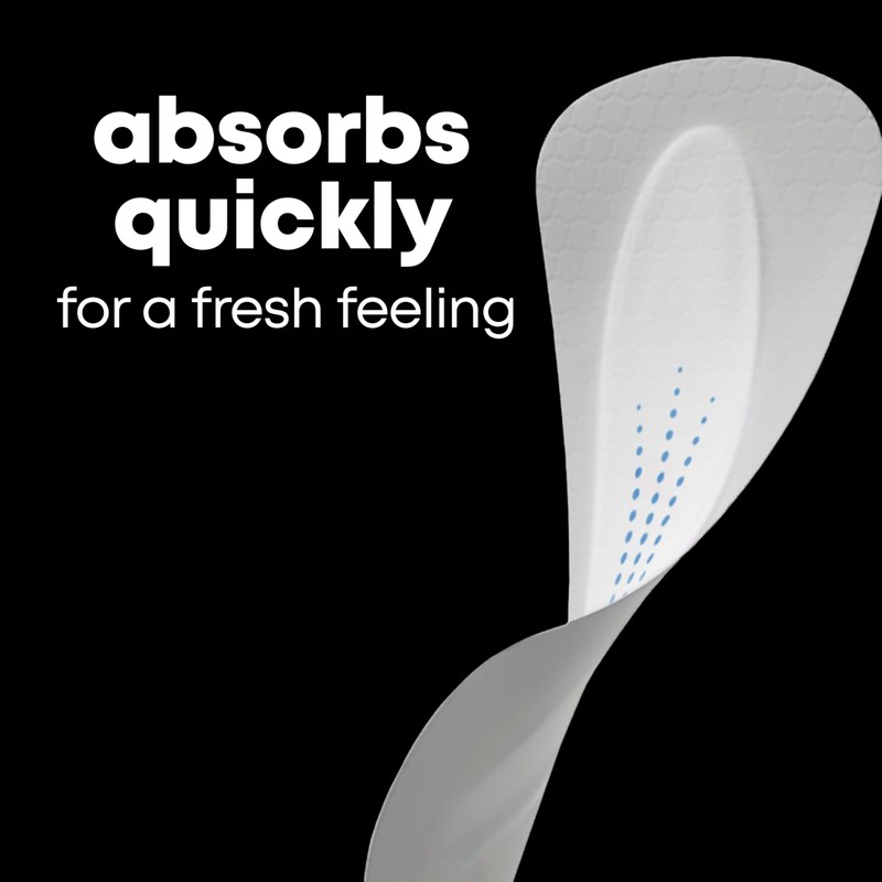 U by Kotex Balance Daily Panty Liners, Wrapped, Light Absorbency,