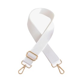XINGSHUNFU Wide Shoulder Strap Adjustable Replacement Belt Canvas Purse Strap Crossbody Bag Handbag Strap(White)