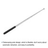PATIKIL 5 Feet Telescopic Handheld Flagpole, Stainless Steel Extendable Portable