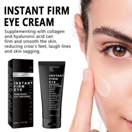 2 Stück Augencreme Gegen Falten, Eye Tightener, Feuchtigkeitsspendende Augencreme Gegen Augenringe und Schwellungen, Reduziert Feine Linien und Tränensäcke, Straffe Augenhaut für Alle Hauttype (30ml)