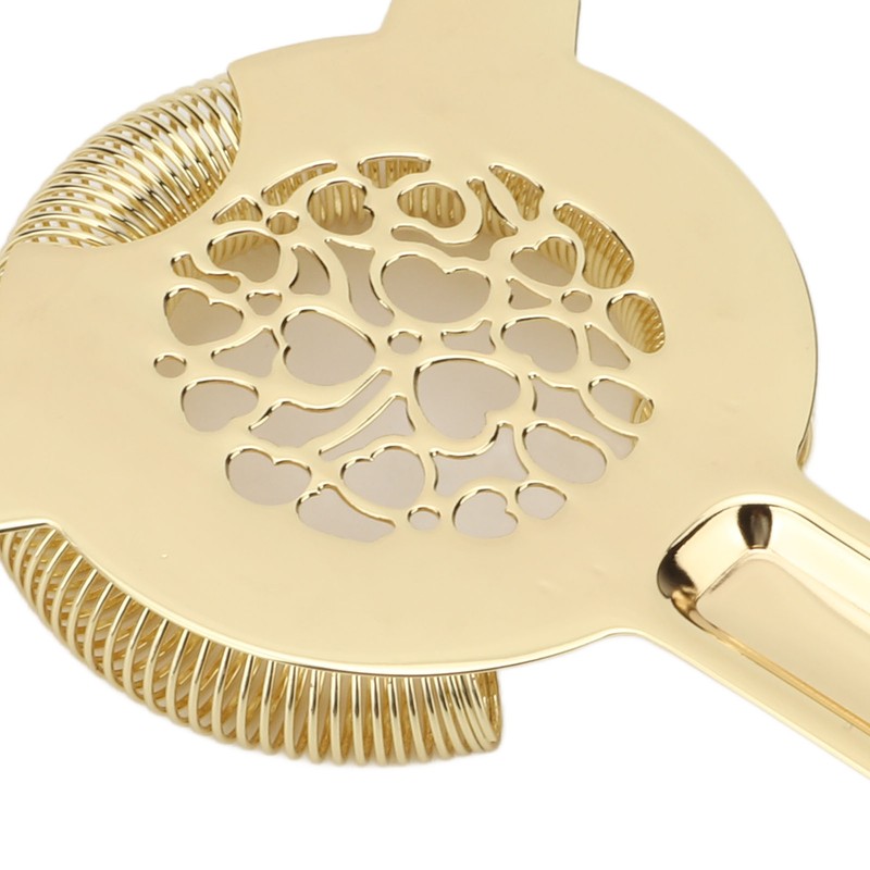 Cocktail Strainer Stainless Steel Gorgeous Glossy Bartending Ice Strainer for