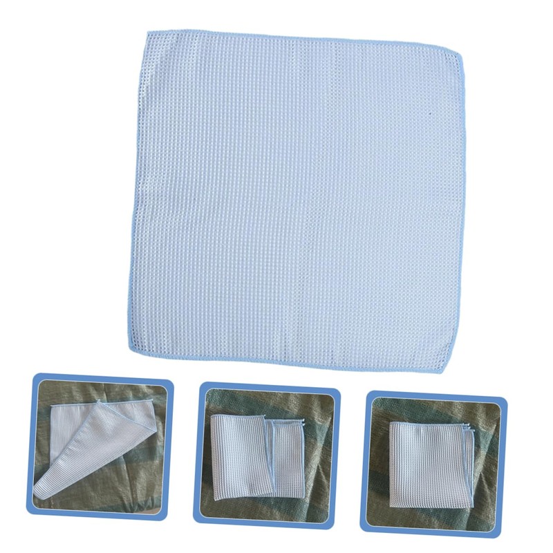 Gatuida 2pcs Microfiber Kitchen Cleaning Cloths Absorbent Waffle Weave Towels