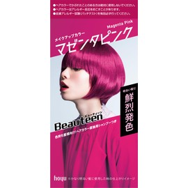 Hair Color Beauteen Makeup Color Magenta Pink 145mL 1 piece (x 1)