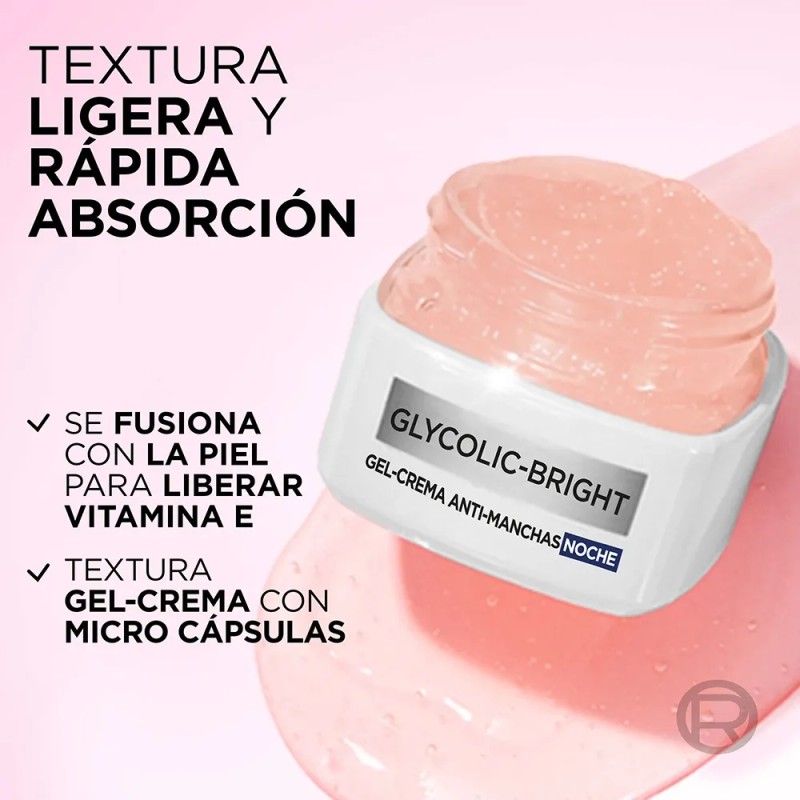 Oréal Paris Glycolic Bright Crema Noche Antimanchas