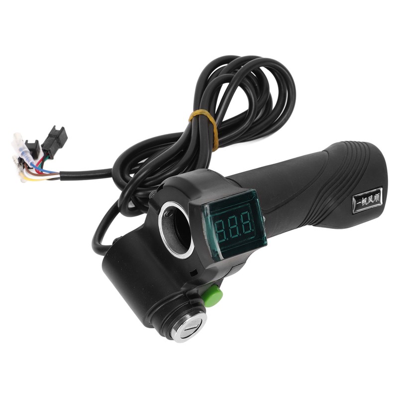 One Pair Electric Bike Throttle Handlebar with Big Head Lock
