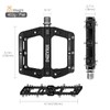 MZYRH Road/Mountain Bike Pedals MTB Pedals Bicycle Flat Pedals 3