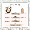 CATKIN Panda Land Full Coverage Cushion Fondation, Breathable Hydrating Nourishing