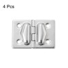 sourcing map 4Pcs Toolbox Suitcase Box Metal Hinges Support, 44x30mm