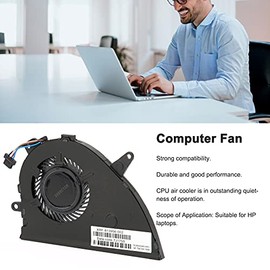 Enfriador de CPU, Enfriador de Radiador de Computadora de 4 Pines de 5 V CC para HP, Ventilador de CPU de Reemplazo de Disipación de Calor Fuerte para