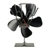 US Stove MH4 Miracle Heat 5 Blade Thermoelectric Fan, No