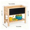 Wooden Elevated Kids Planter Box,Children Gardening Raised Bed