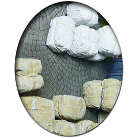 modellbahn-exklusiv Juweela 24219 Raw Material Bales White and Beige 10 Pieces Each 10 Pieces Track 0 Zero 1:45