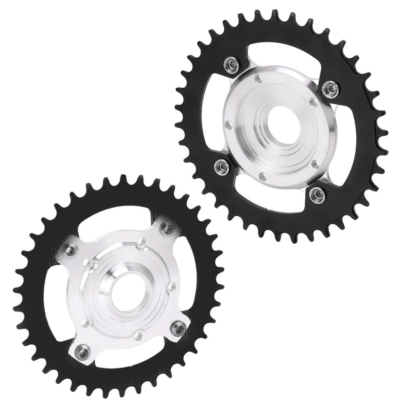 38T 104 BCD Electric Bike Chainring and Adapter Aluminum Alloy