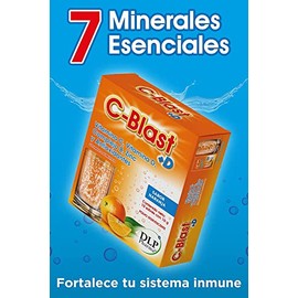 Vitamina C, Vitamina D, Complejo B, Zinc y Antioxidantes Polvo Efervescente Sabor Naranja (caja con 10 sobres)