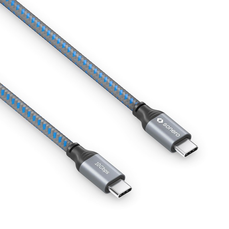 Sonero® USB-C auf USB-C Kabel, 4K 60Hz Bildübertragung, USB 3.2