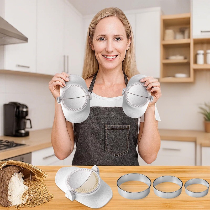 Dumpling Maker & Empanadas Maker Set - 3 Größen Ravioli