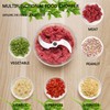 Manual Food Processor Vegetable Chopper, ZWCEGND 1000ML Onion Chopper Hand