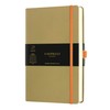 Castelli Milano AQUARELA Olive Notebook 13x21 cm Striped Hard Cover