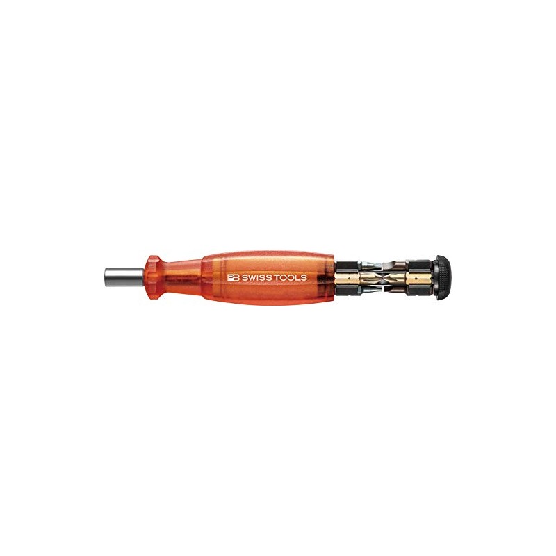 PB SWISS TOOLS 6464.RED Multicraft C6 Driver Bit Set of