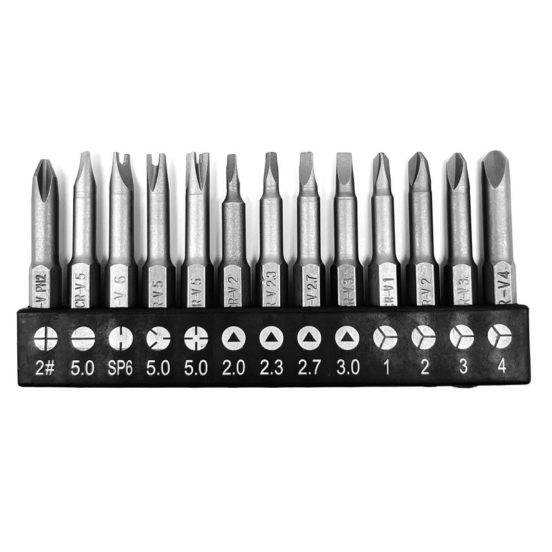 13 pcs OHIY Special Shape Screwdriver Insert Bit Set Phillips,
