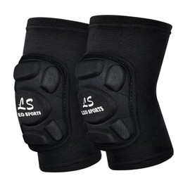 Leo Sports Knee Pads for Men & Women Thick Sponge Lightweight Anti-Slip Protective Gear for Volleyball, Football,Yoga,Tennis,Running Cycling Workout Climbing wrestling Knee Support