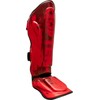 TOP TEN Power Ink Shin Guards Red Size XL